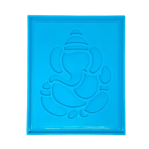 Ganesha silicone mould 27X22cm 12mm depht