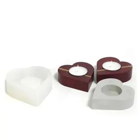 Heart shape T light candal mould