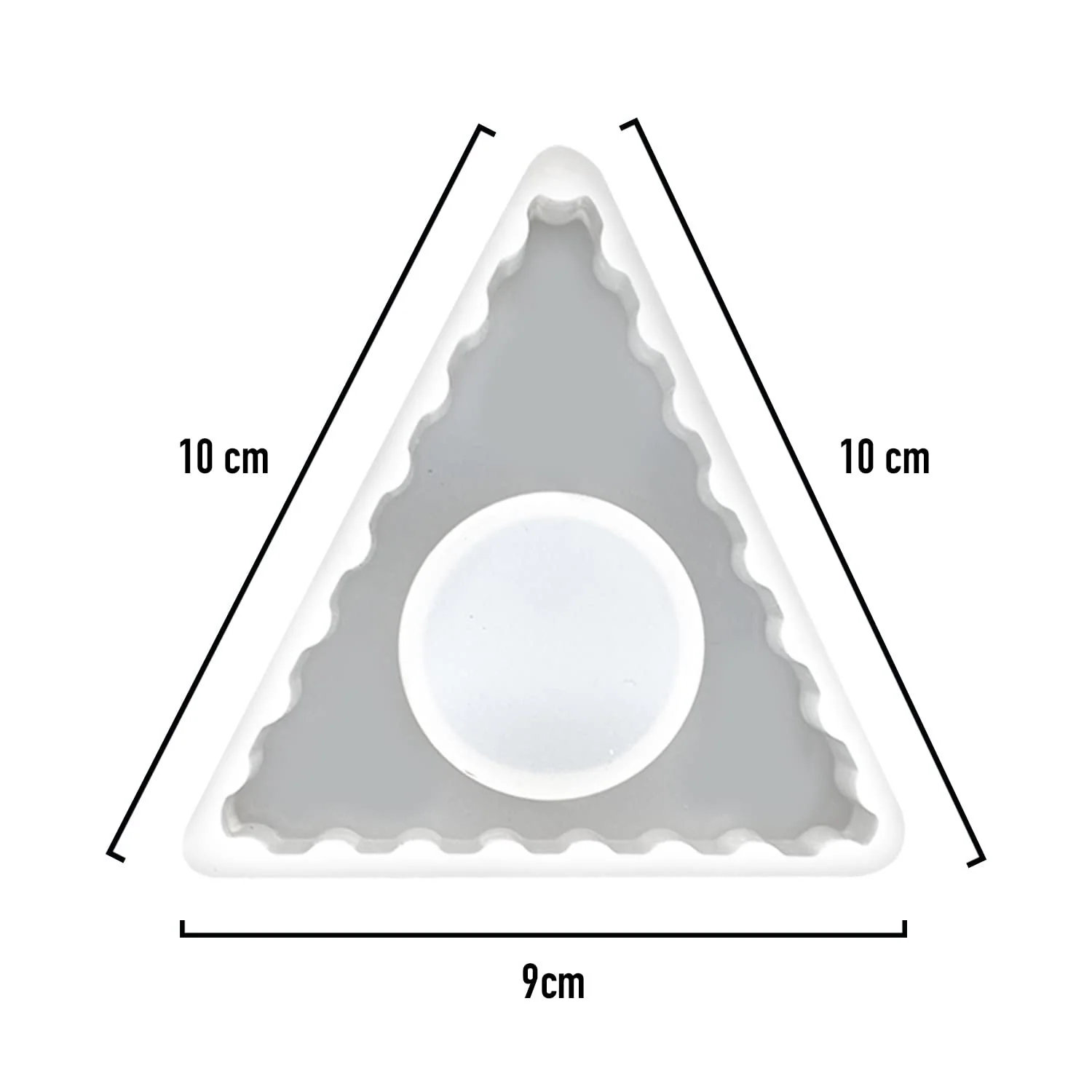 Triangle Shape T light candal mould min qty 12pcs