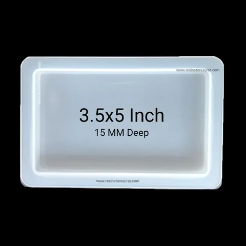 3.5×5 inch rectangle tray 15mm depth