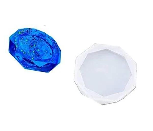 Diamond round coaster 3inch 9x23cm min qty 12pcs