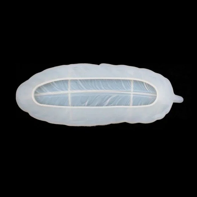 Feather dish silicone mould 9x23cm min qty 12pcs