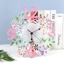 Flower clock mould min qty.12Pcs.UTO