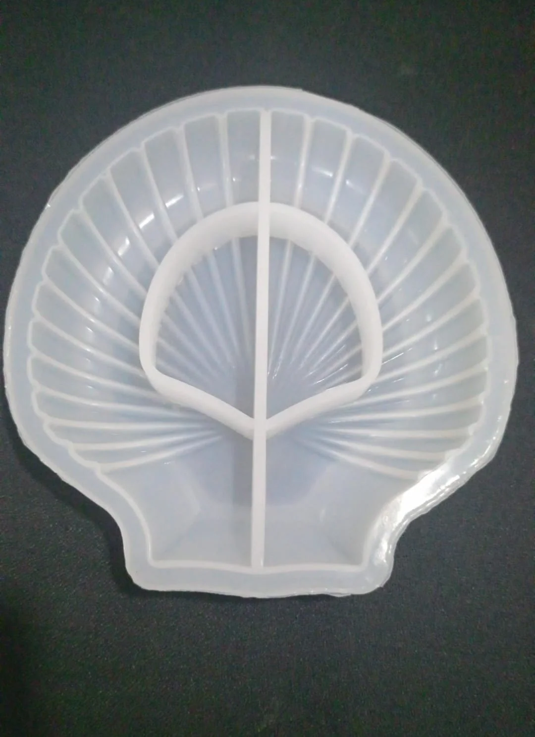Sea shell silicone mould min qty 12pcs..SNO.5.5 inch mould 15 mm depth