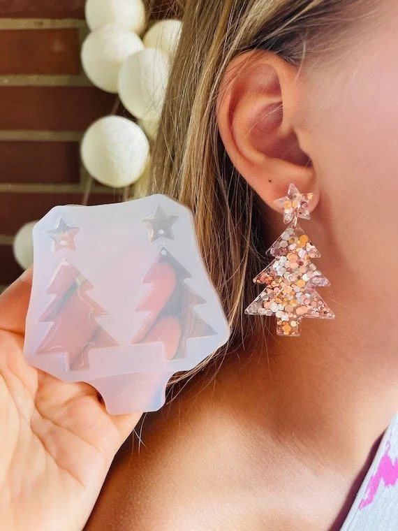 Earring siliconemould min qty 12pcs