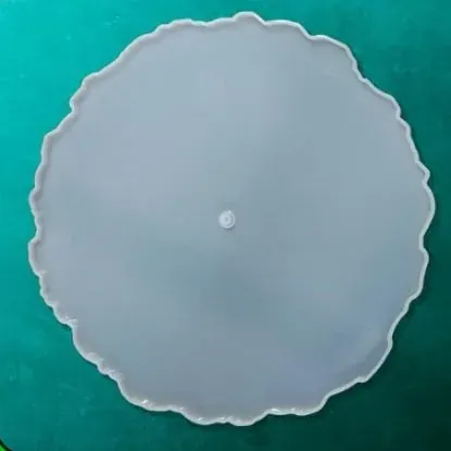 9.5inch clock silicone mould 10mm depth