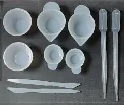 Multi cup 10pcs off set mould 25ml 10ml with stick with droper