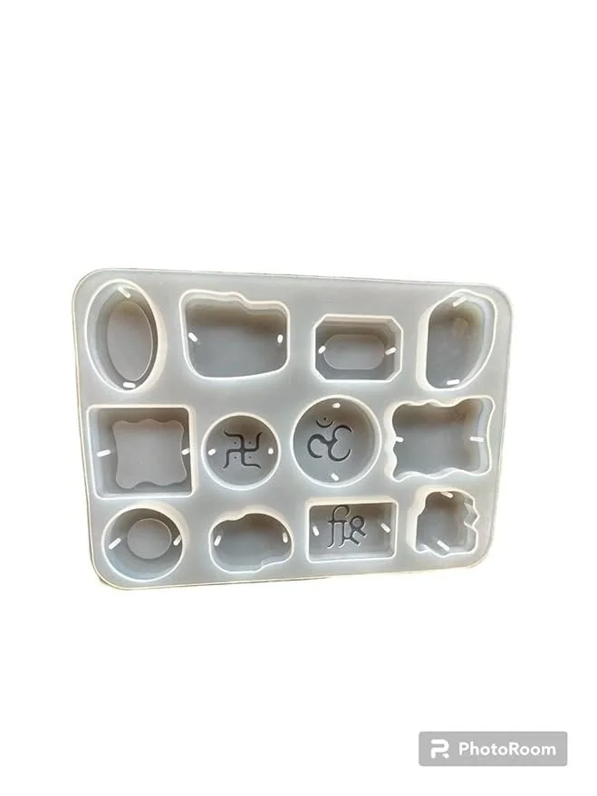 12 cavity om swastilk min qty 12pcs