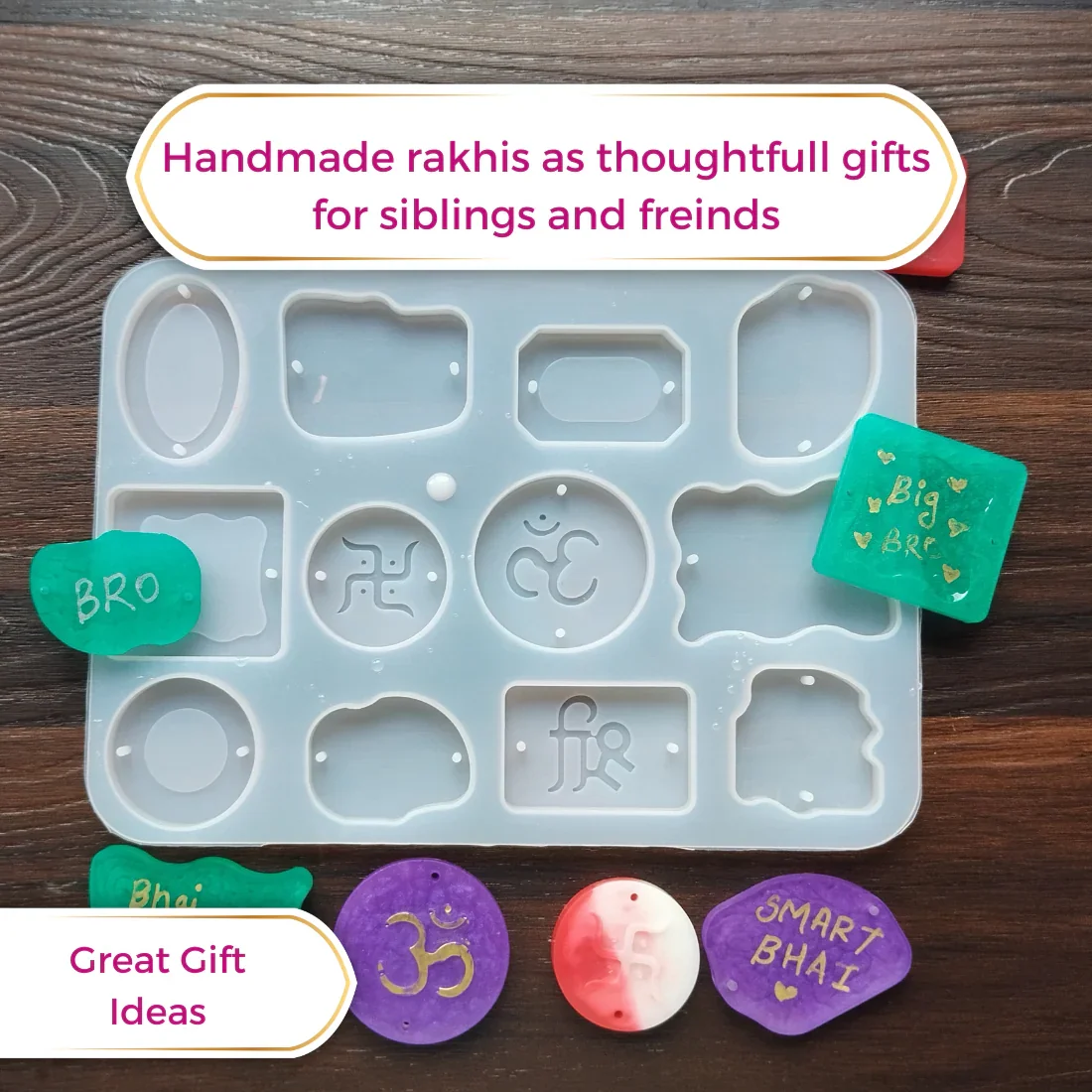 12 cavity om swastilk min qty 12pcs