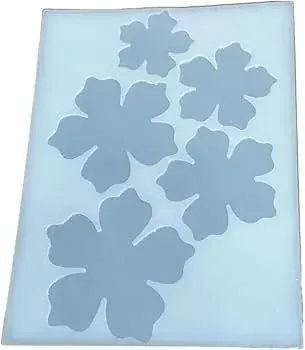 5pcs 3D Flower silicone mould