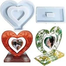 Center heart with stand mould 9inch 15mm depth min qty.12pcs.SUE