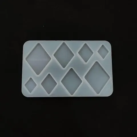 cavity Rhombus mould 10.8×8.6cm 6mm depth pcs