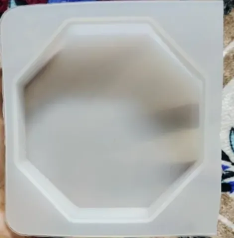 4inch Hexagon coaster Mould 20mm depth