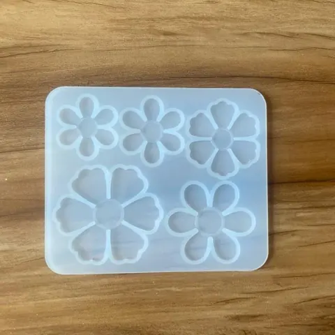 5 cavity 3D Flower mould