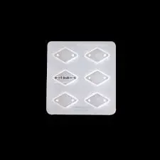 6 cavity Rhombus Rakhi mould