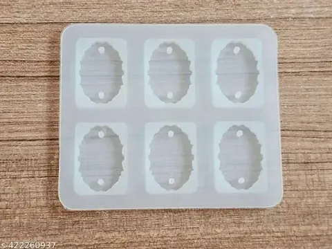 6 cavity oval Rakhi Mould