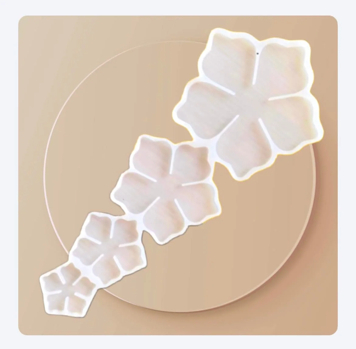 3 in 1 flower mould 3” 4” 5” MIN Qty 12 pcs