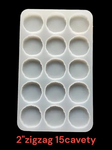2inch zigzag 15 cavity mould