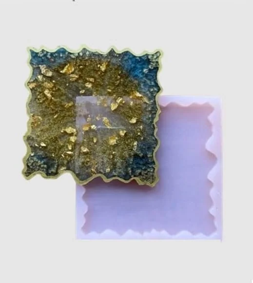 2 agate Square mould min qty 12pcs