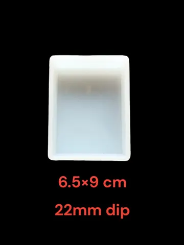 Block mould 6.5x9cm 22mm depth
