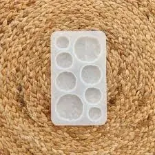 8 cavity Round agate bracelet mould