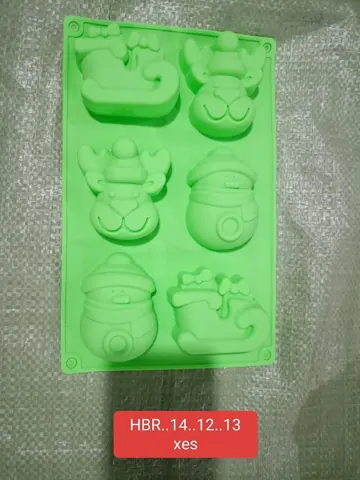 HBR35A-12 6 Cavity Chrishmas mould
