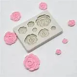 HBR35A-35 7 Cavity Rose mould