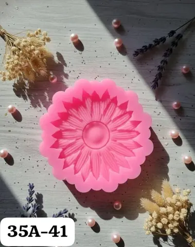 HBR35A-41 PINK FLOWER MOULD 16 grm