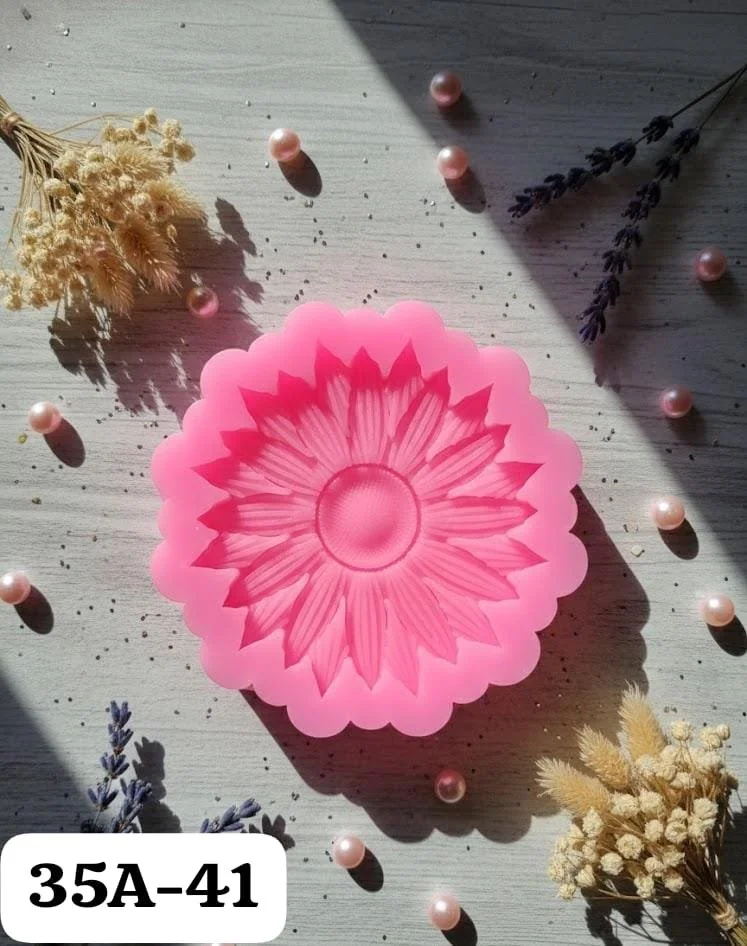 HBR35A-41 PINK FLOWER MOULD 16 grm