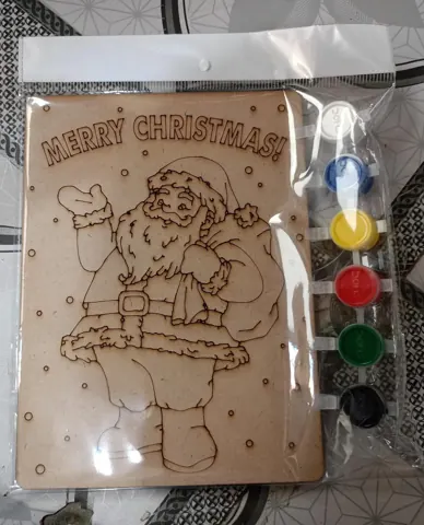 MDF 61..MDF Christmas designs 6×8 inch 2mm thicknes