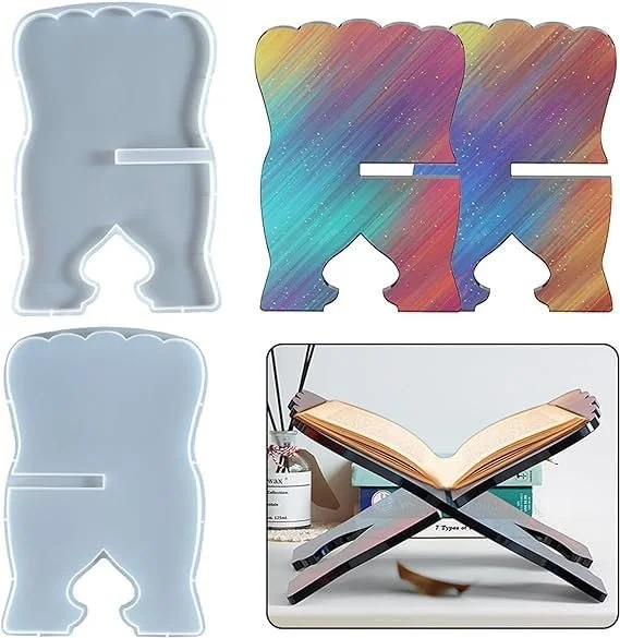 Small book stand mould 21x15cm 5mm depth min qty 12pcs