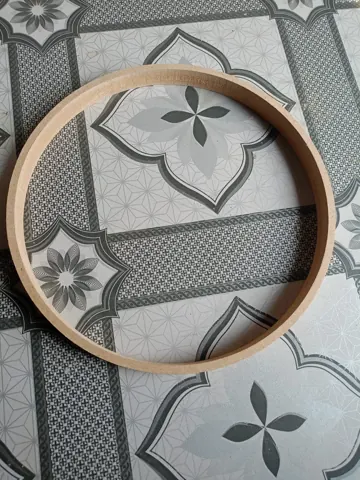 MDF Ring 8 inch 25mm het 12mm thik Shape Cutout,Art and Craft Work Activity, Home Decor, Gift, Artistic Work