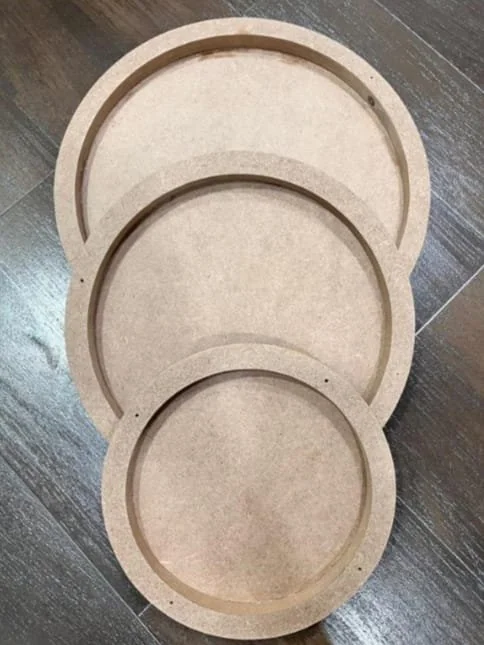 MDF 20 Base Round ring Wall Mural 15mm. h.20mm v.bas 2mm