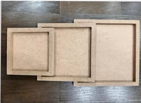 MDF 16′ Base square shape ring Wall Mural 15mm. h.20mm v.bas 2mm