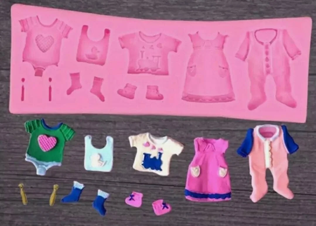 11 Cavity baby shirt mould size-17*6cm 68 grm
