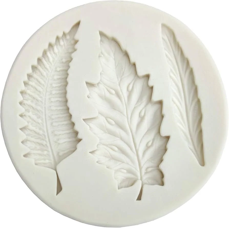 White leaf 3 cavity mould size-8.2*8.2*1 QTY-min 12 pcs