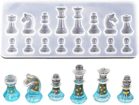 16 Cavity chess mould size-8.5*20cm