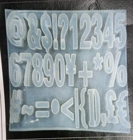 2 inch ALPHABET