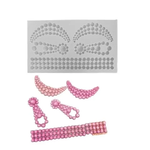 Earing pink mould size-15.5*8cm 138 grm