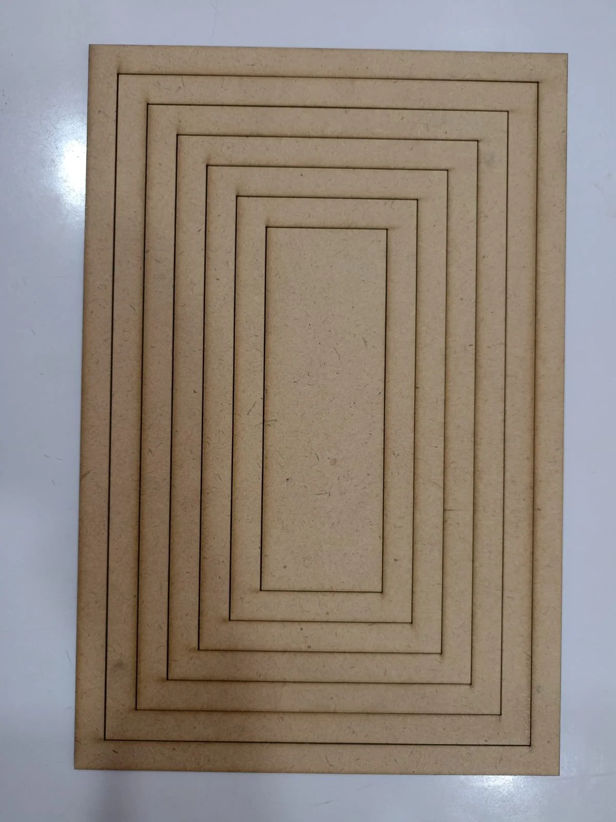 MDF 12inch 2mm thick 12mm .v. Frame oval shape