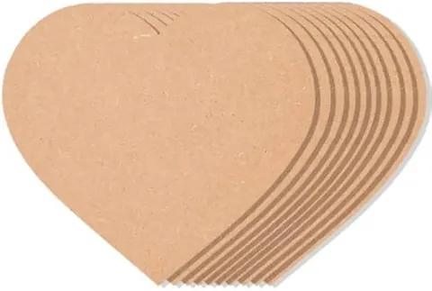 MDF8inch heart shape on order 3.5mm (On Order)