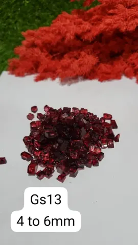 Glass stone Maroon 4 to 6mm 1kg bag
