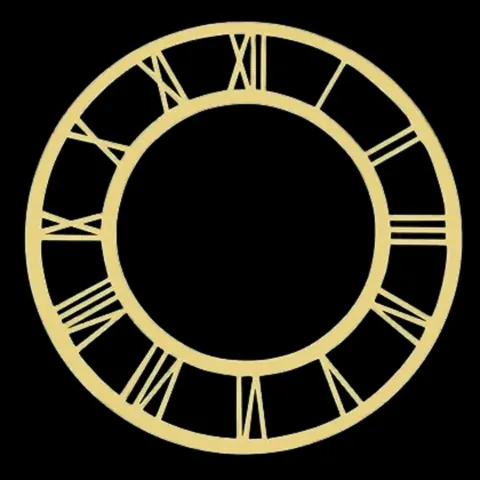 Acrylic clock ring size-thik-1.8mm 6 inch