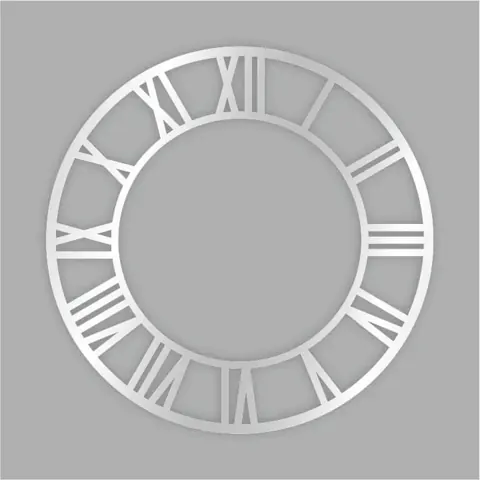 Acrylic clock ring size-thik-1.8mm 8 inch