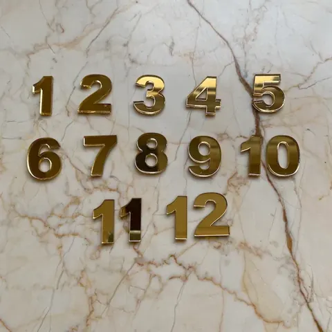 Acrylic number size-thik1.8mm