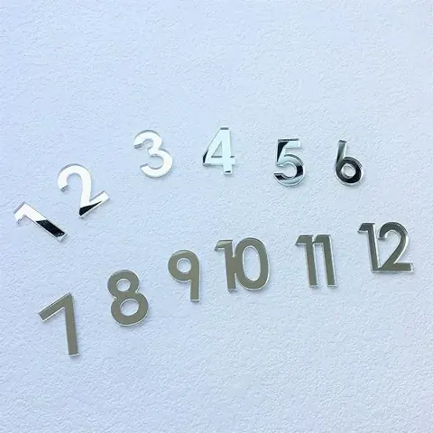 Acrylic number size-thik1.8mm 32 mm
