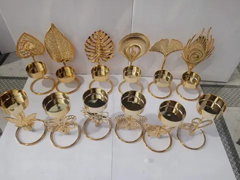 T-light candle holer QTY-12 pcs set in differnt design