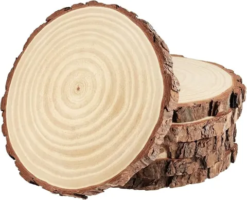 Wooden slices size-9cm Shape Round