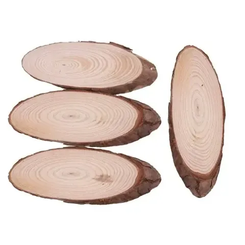 Wooden slices size-16cm Shape-oval