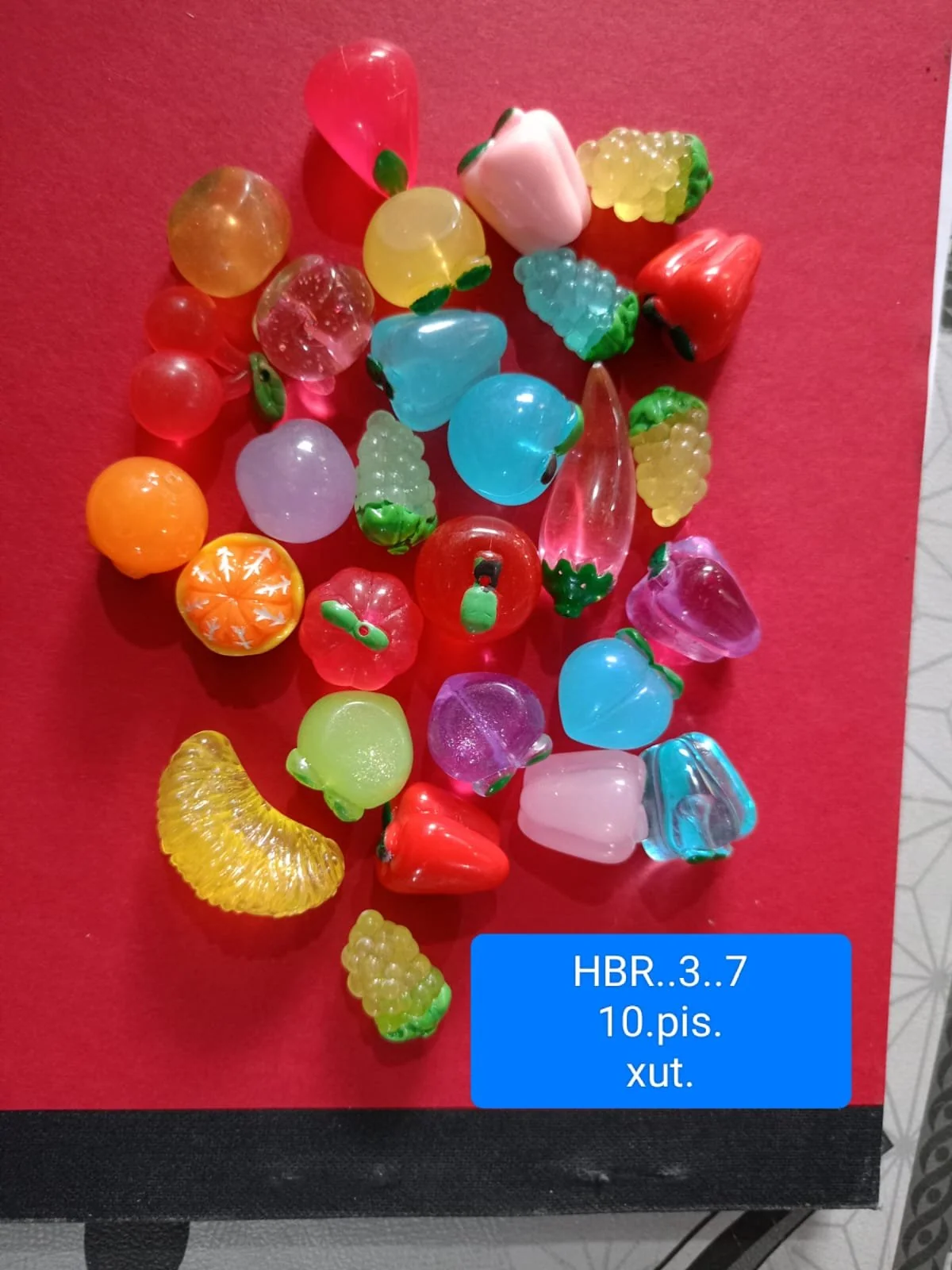 Mini mix fruit 10 pcs xut . min qty 12 pkt